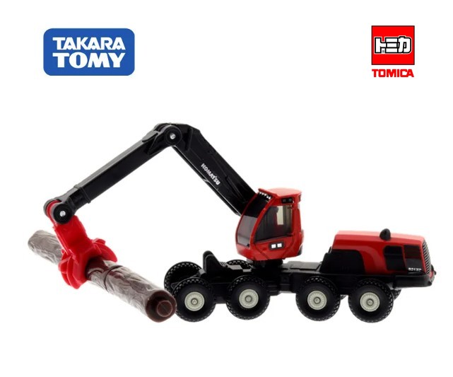 TOMICA LONG NO.136 KOMATSU HARVESTER