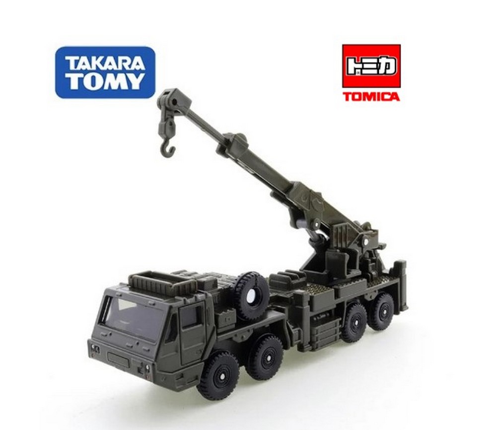 TOMICA LONG NO.141 JSDF HEAVY WHEELED RECOVERY VEHICLE