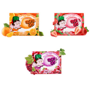 LOTTE BUB-UP HEADER BAG FRUIT: ORANGE/STRAWBERRY/GRAPES FLAVOR