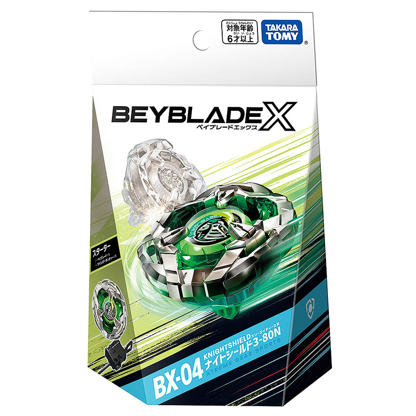 BEYBLADE X BX-04 STARTER KNIGHT SHIELD 3-80N - Image 4