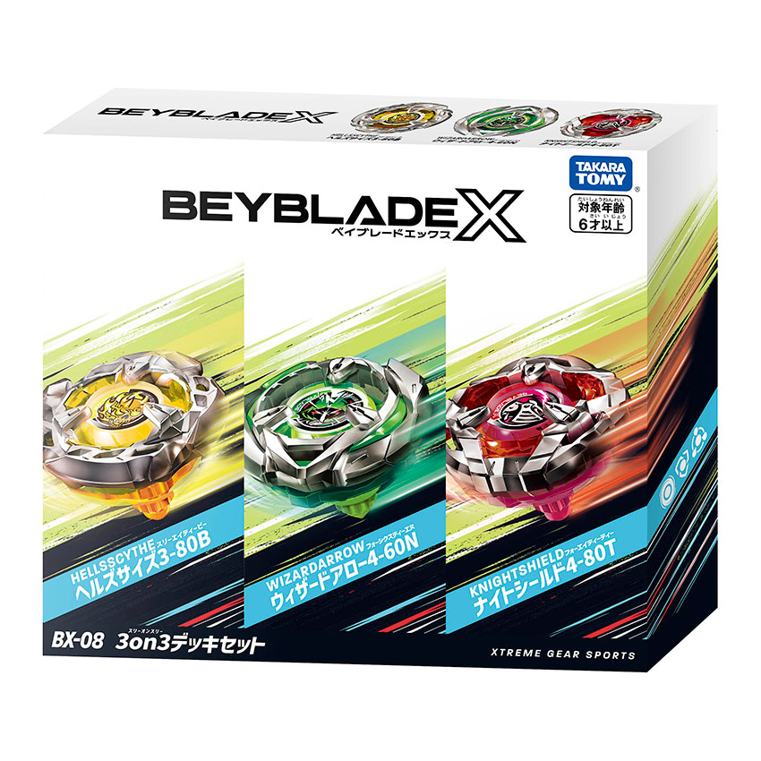 BEYBLADE X BX-08 3 ON 3 DECK SET - Image 5