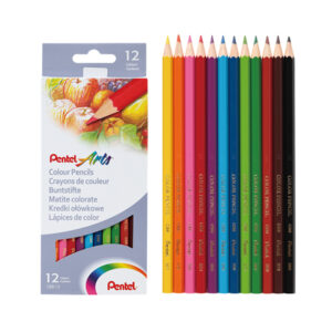 Pentel Color Pencil 12 Colors Set