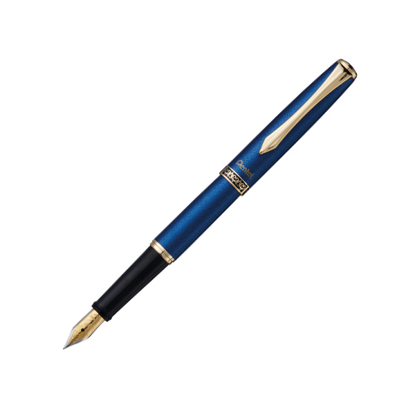 Pentel Sterling Fountain Pen Sapphire Design Black Ink
