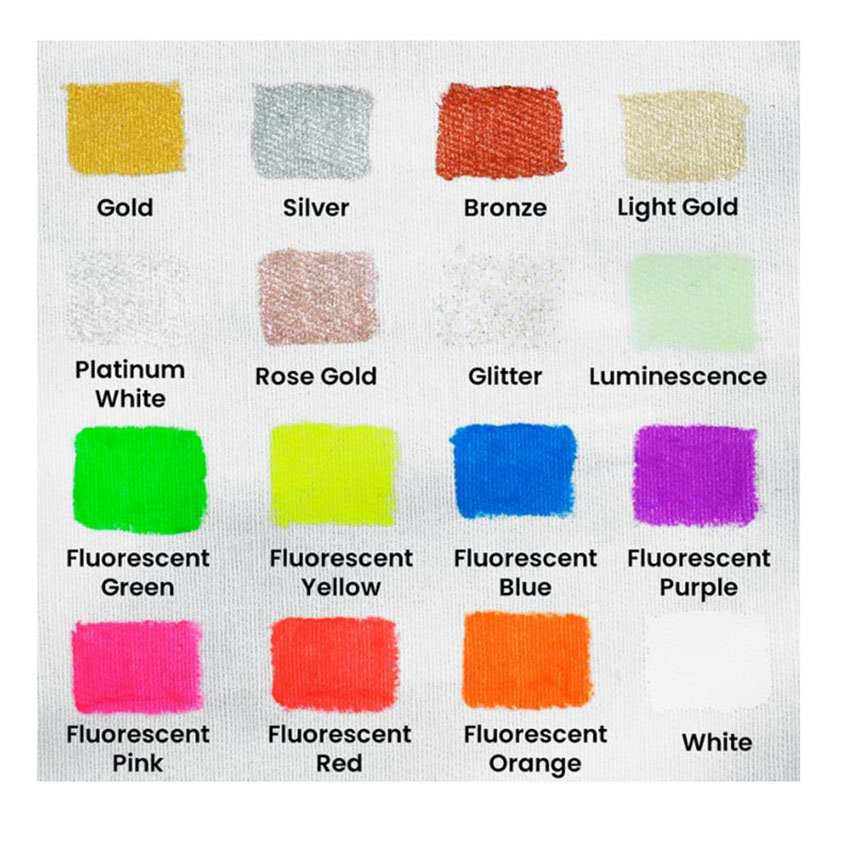 PENTEL FABRIC FUN PAINT 8 COLOR SET (FLUORESCENT COLORS) - Image 3