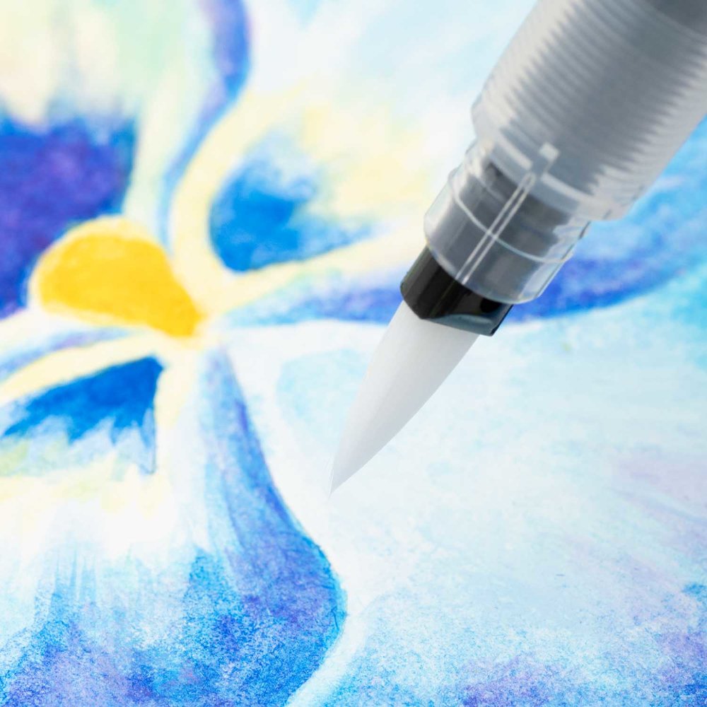 Pentel Aquash Water Brush – Flat & Medium - Image 2