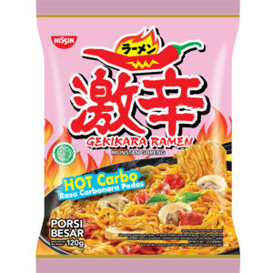 NISSIN GEKIKARA RAMEN RASA HOT CARBONARA 120G GKPC