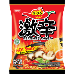NISSIN GEKIKARA RAMEN RASA HOT SPICY 109G GKSP