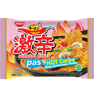 NISSIN GEKIKARA RAMEN PAS HOT RASA CARBONARA 81G GMPC
