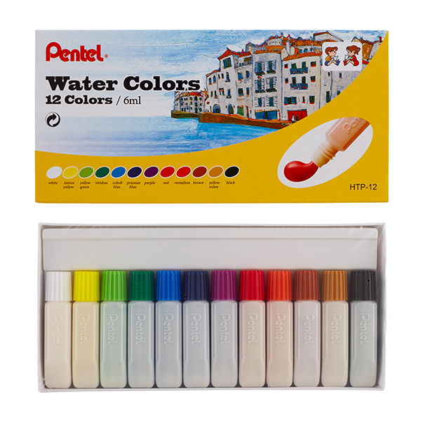 Pentel Water Color 12 Colors Set