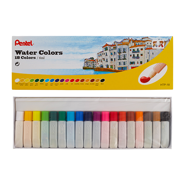 Pentel Water Color 18 Colors Set