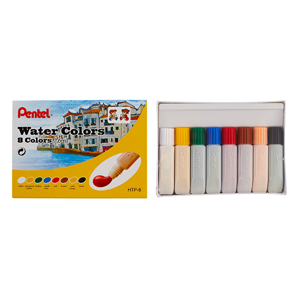 Pentel Water Color 8 Colors Set
