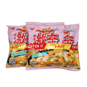 NISSIN GEKIKARA RAMEN RASA HOT CARBONARA 120G (BUY 2 GET 1 FREE)