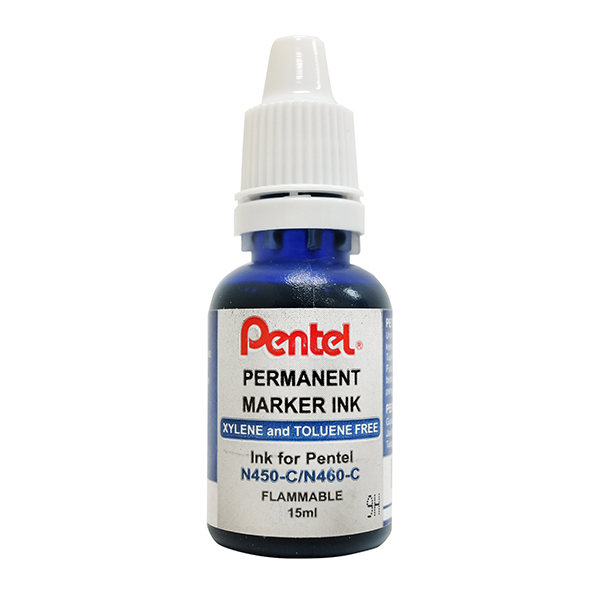 Pentel Refill Ink for Permanent Marker Bullet Point 15ml - Image 3