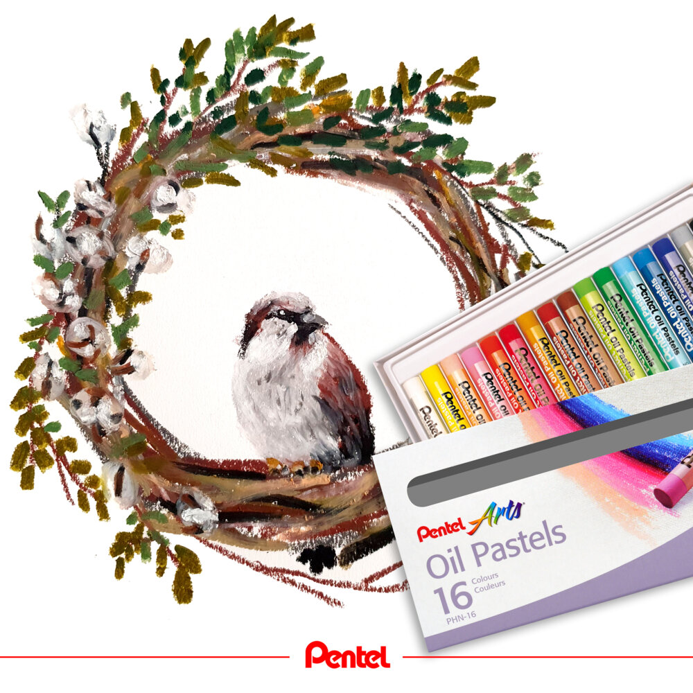 Pentel Oil Pastel 16 Colors Set - Image 4
