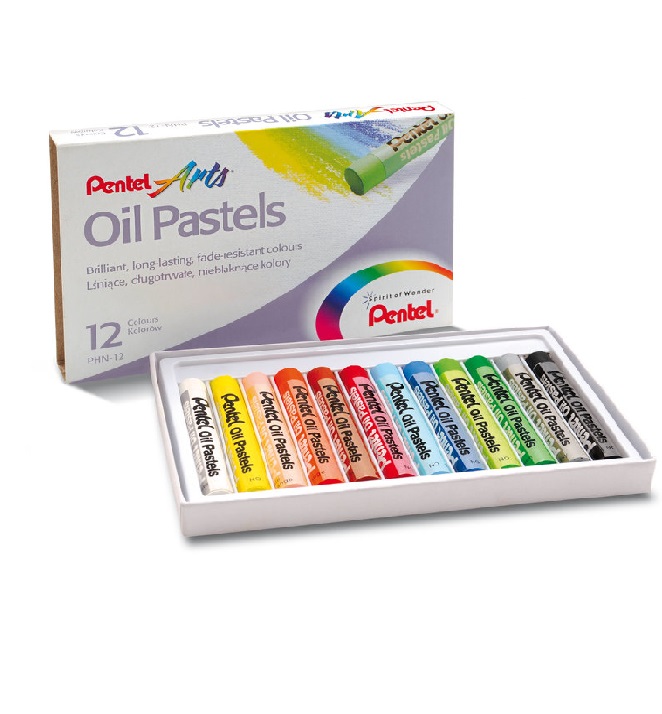 Pentel Oil Pastel 12 Colors Set