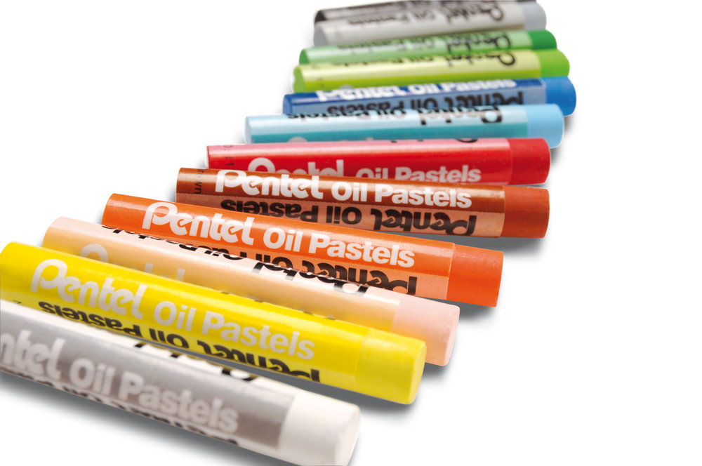 Pentel Oil Pastel 12 Colors Set - Image 2