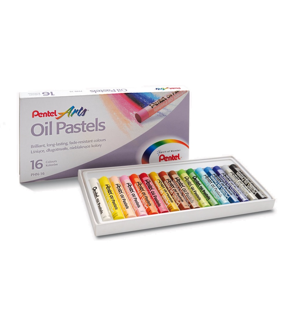 Pentel Oil Pastel 16 Colors Set
