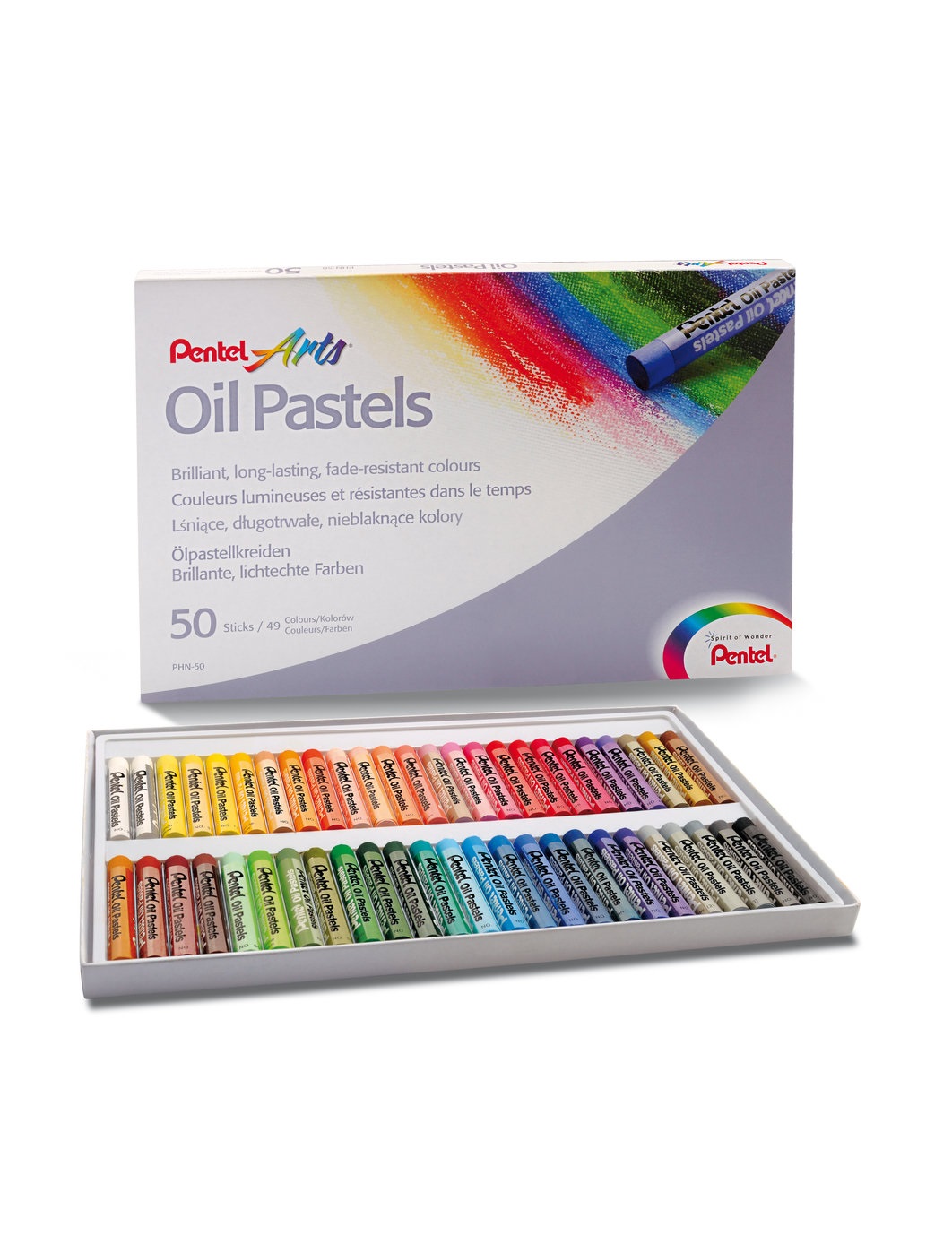 Pentel Oil Pastel 50 Colors Set