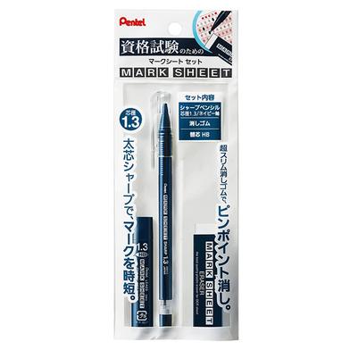 AUTOMATIC PENCIL 1.3MM REFILL LEADS & ERASER SET