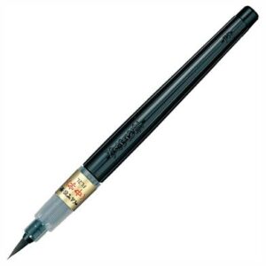 PENTEL BRUSH PEN - BLACK INK MEDIUM POIN