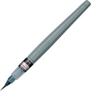 PENTEL BRUSH PEN FINE - BLACK PIGMENT INK (WATER PROOF  INK)
