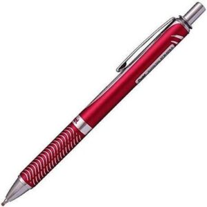 PENTEL ENERGEL PEN METAL BODY BLACK INK WITH TIN BOX