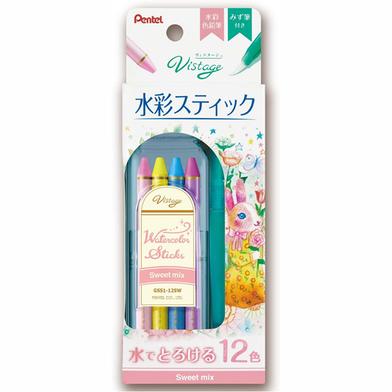 VISTAGE WATERCOLOUR STICKS WZ WATER BRUSH SET (SWEET MIX)