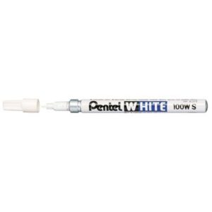 PENTEL WHITE MARKER FINE BULLET POINT