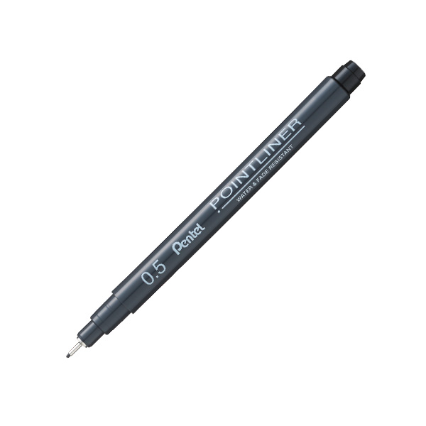 Pentel Point Liner Black 0.5mm