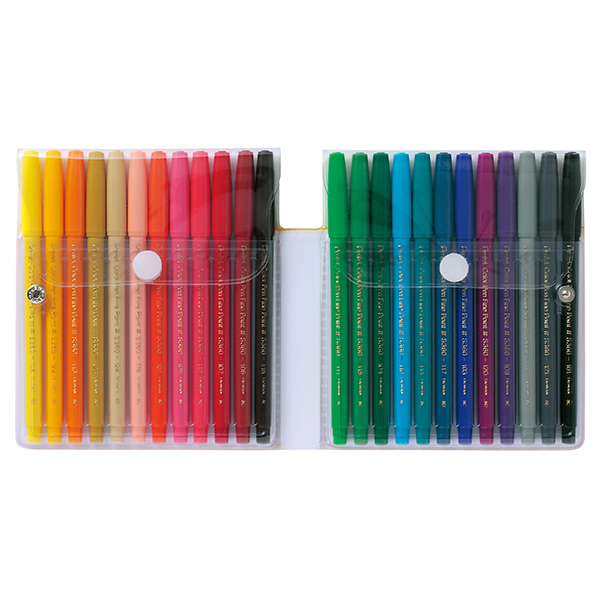 Pentel Color Pen 24 Colors Set - Image 2