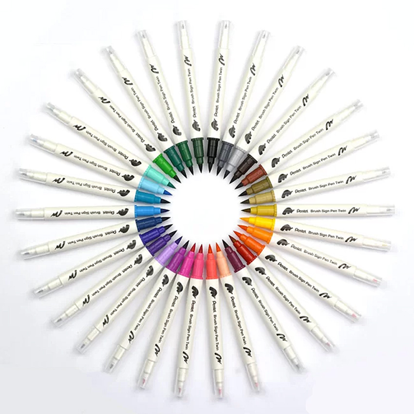 Pentel Brush Sign Pen Twin - Image 3