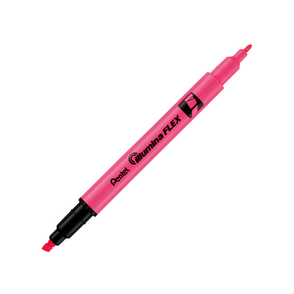 Pentel Twin Tip Illumina Flex Highlighter Flexible Chisel & Fine Tip - Image 4
