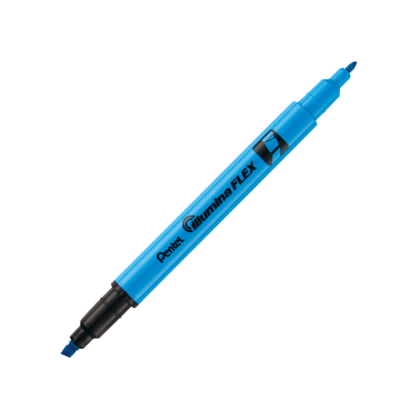 Pentel Twin Tip Illumina Flex Highlighter Flexible Chisel & Fine Tip - Image 5