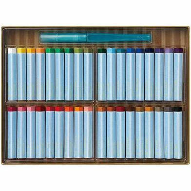 VISTAGE WATERCOLOUR PASTELS 36COLS. SET WITH WATER BRUSH SET