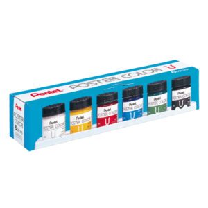 Pentel Poster Color 30cc - 6 Colors Set