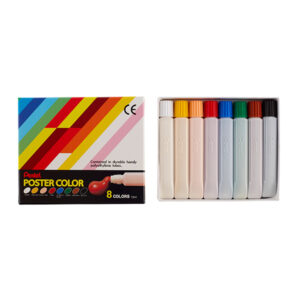 Pentel Poster Color 8 Colors Set In PE Tube